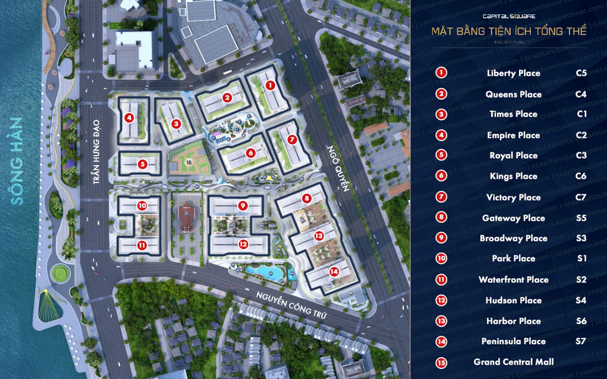 Mặt bằng Capital Square
